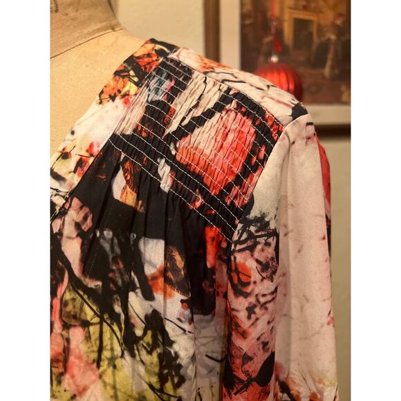 A.n.a. Long Sleeve V-neck Multicolor Pullover Top Size XL - Picture 4 of 8